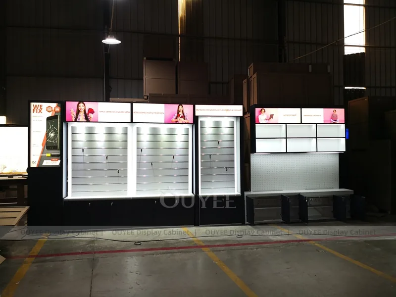 Black And White LED Phone Display Fixture - Image 7
