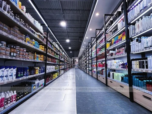 Black Beauty Supply Aisle Beauty Supply Store Wig Display