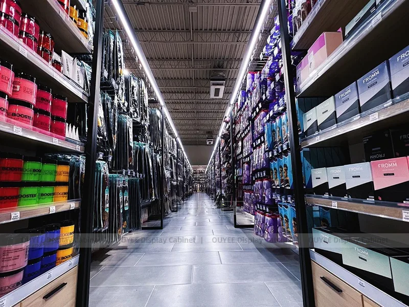 Black Beauty Supply Aisle Beauty Supply Store Wig Display - Image 8