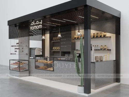 Black Beverage Kiosk