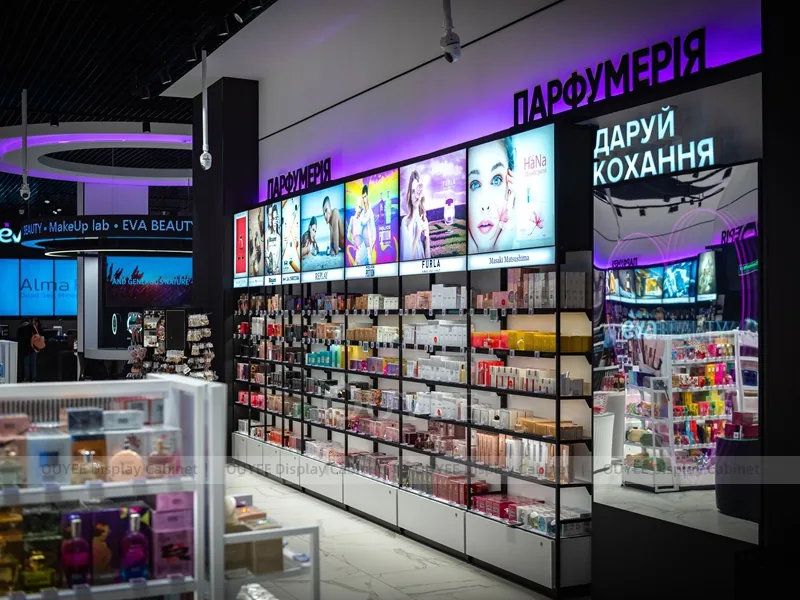 Black Ceiling Beauty Purple Wig Display - Image 4