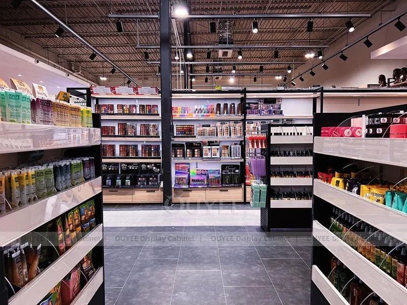 Black Ceiling Beauty Supply Beauty Supply Store Wig Display