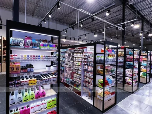 Black Frame Beauty Supply Beauty Supply Store Wig Display