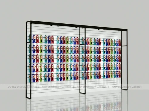 Black Frame Hair Color Sample Wig Display