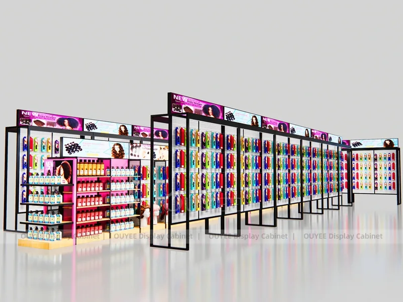 Black Frame Hair Extension Hair Extension Display - Image 2