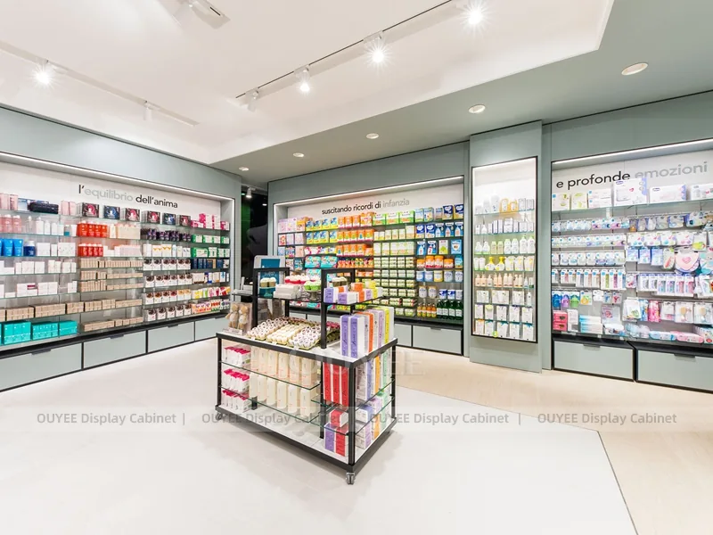 Black Framed Pharmacy Counter