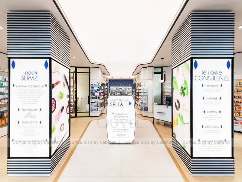 Black Framed Pharmacy Counter - Image 6