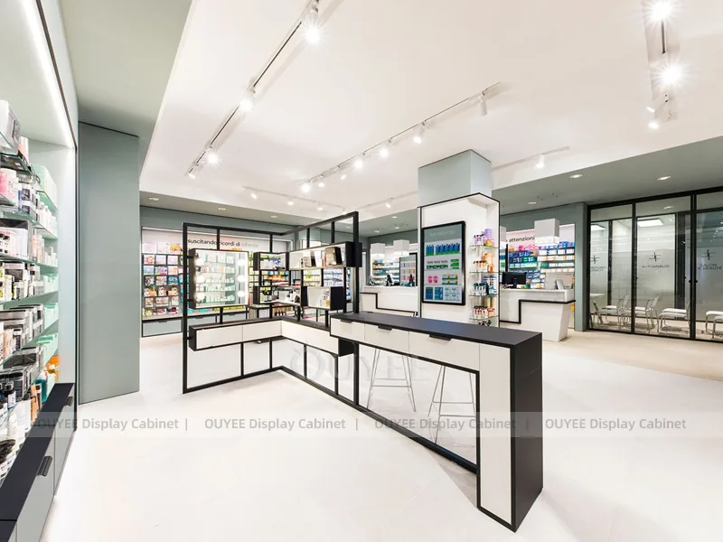 Black Framed Pharmacy Counter - Image 7
