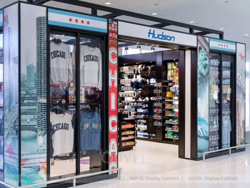 Black Framed Transit Kiosk Retail Storefront 01