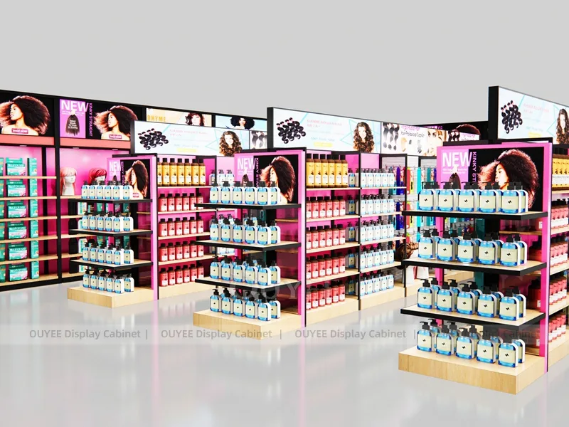 Black Pink Hair Extension Hair Extension Display - Image 2