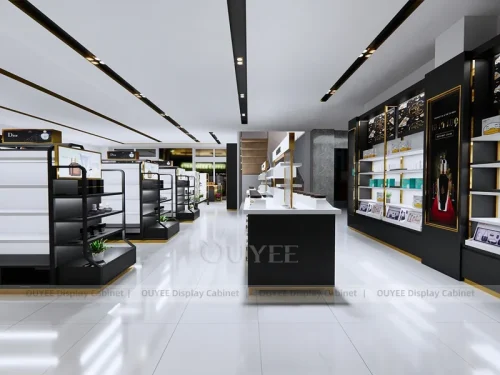 Black White Gondolas Display