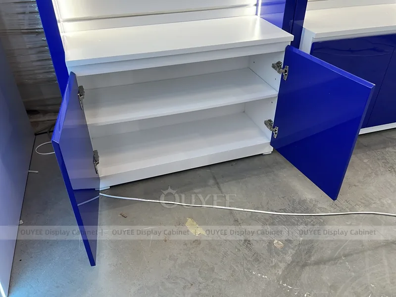 Blue And Gold LED Phone Display Fixture - Image 6