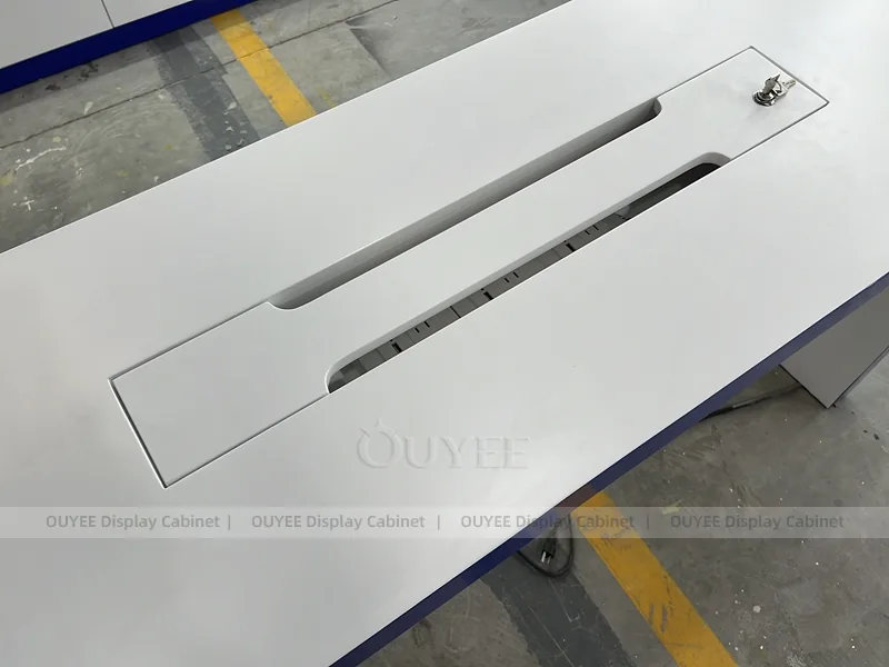 Blue And Gold LED Phone Display Fixture - Image 10