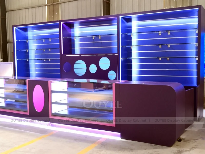 Blue And Purple Phone Display Fixture - Image 3