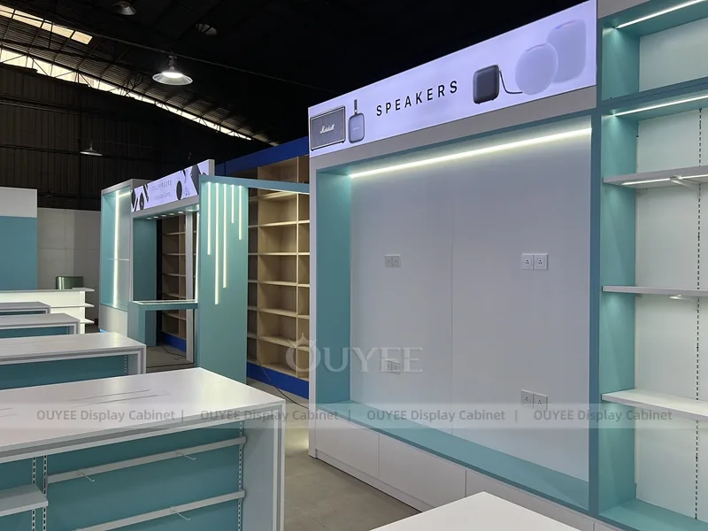 Blue And Teal LED Phone Display Fixture - Image 8