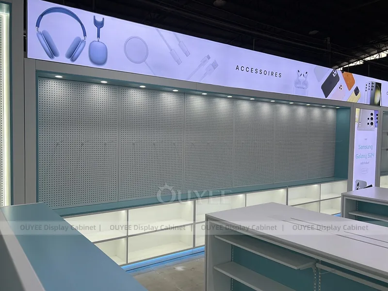 Blue And Teal LED Phone Display Fixture - Image 12