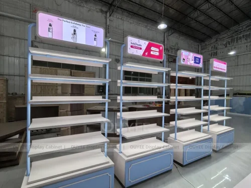 Blue Base Wall Shelves Display