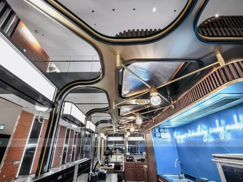 Blue Futuristic Drink Bar