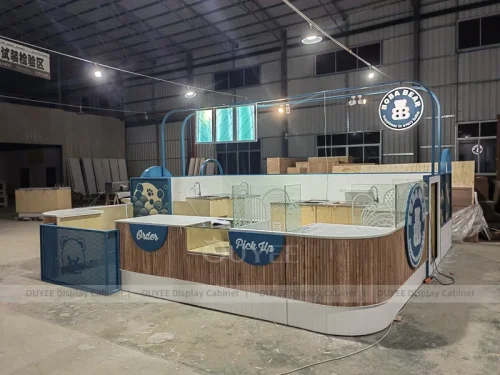 Blue Industrial Drink Kiosk