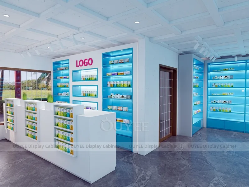 Blue Light Pharmacy Shelving - Image 2