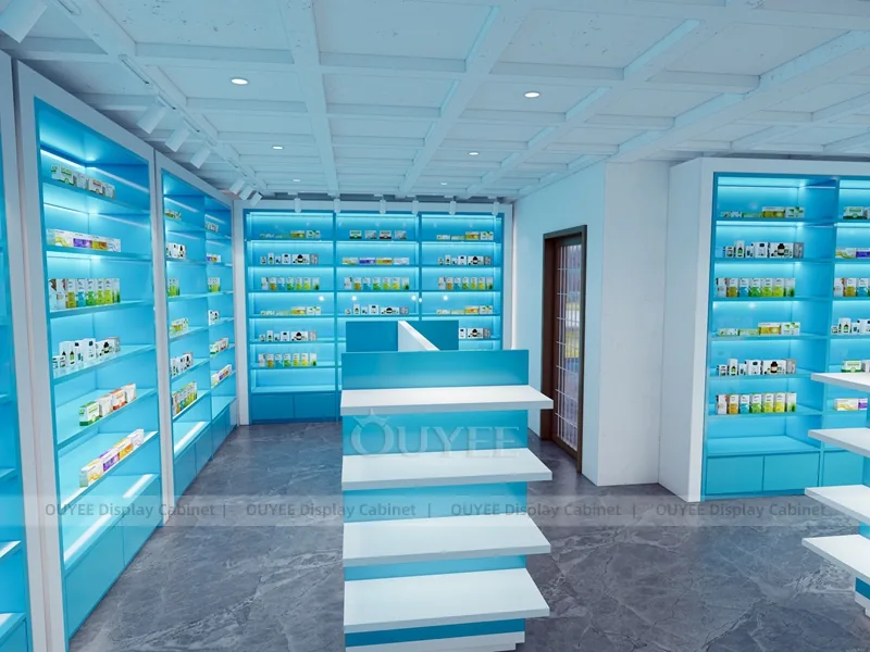 Blue Light Pharmacy Shelving - Image 4