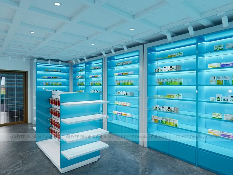 Blue Light Pharmacy Shelving - Image 5