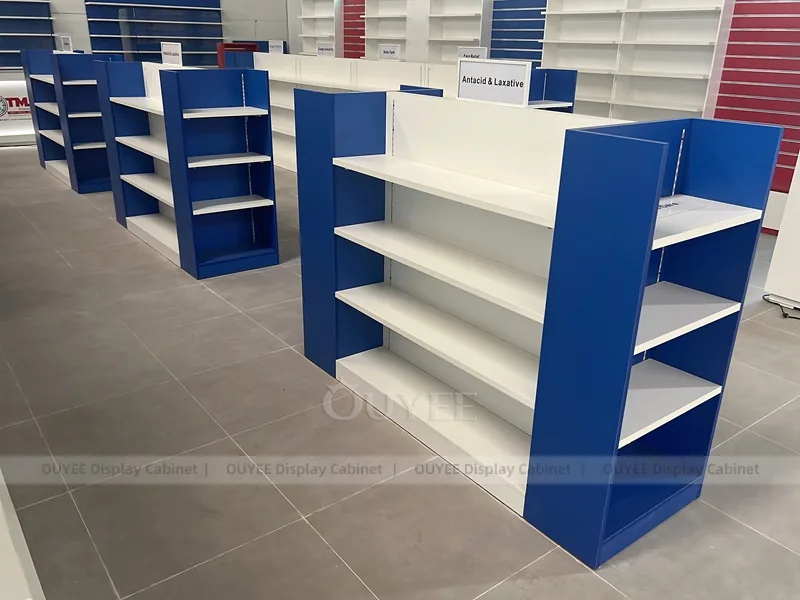 Blue Red Pharmacy Shelving - Image 4