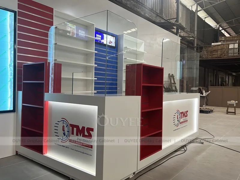 Blue Red Pharmacy Shelving - Image 6