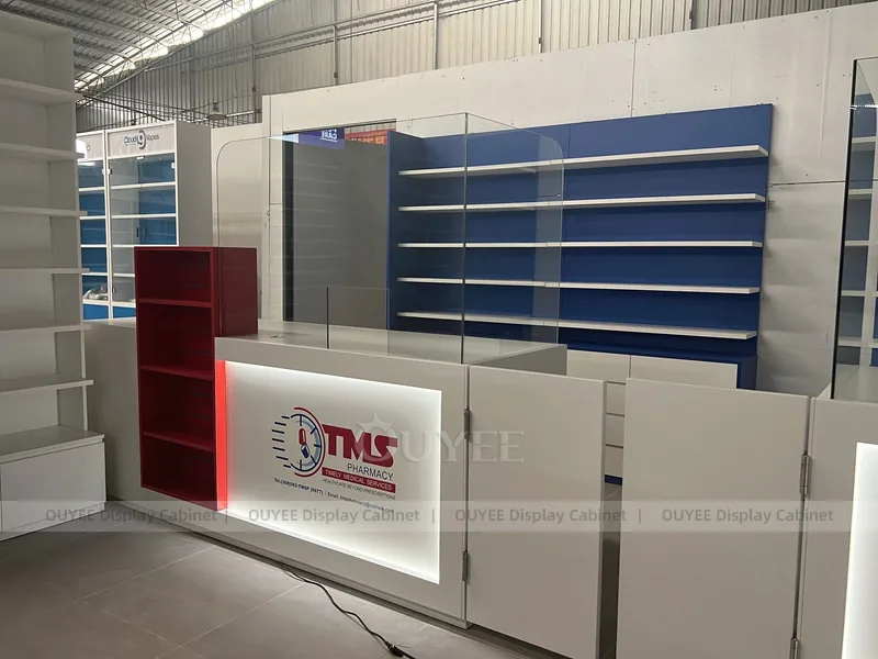 Blue Red Pharmacy Shelving - Image 7
