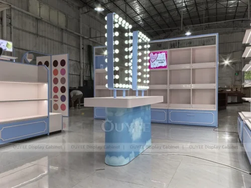 Blue Tester Stand Display