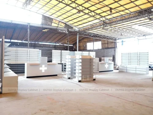 Bright White Pharmacy Counter