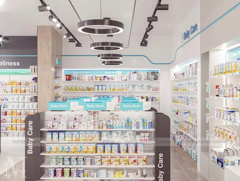 Brown Frame Pharmacy Shelving - Image 2