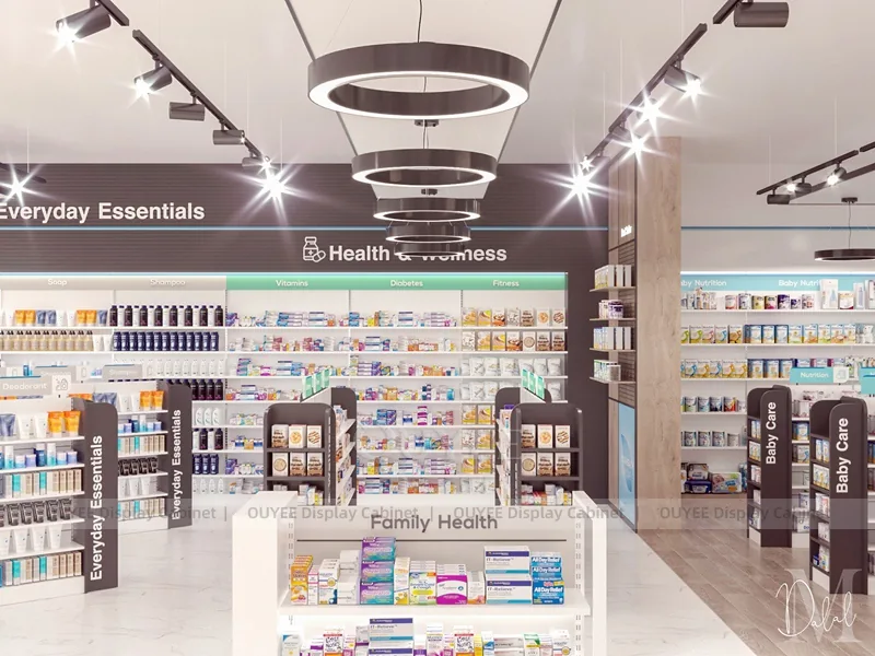 Brown Frame Pharmacy Shelving - Image 3