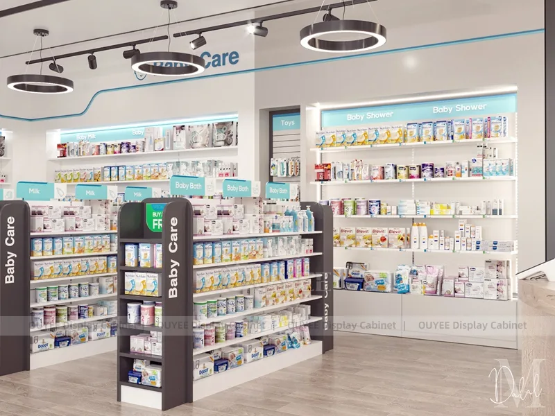 Brown Frame Pharmacy Shelving - Image 4