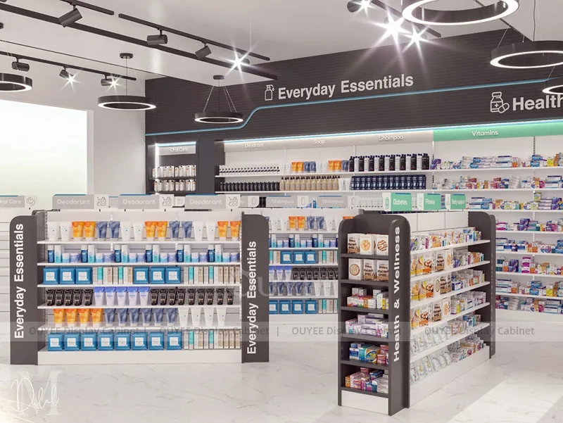 Brown Frame Pharmacy Shelving - Image 5