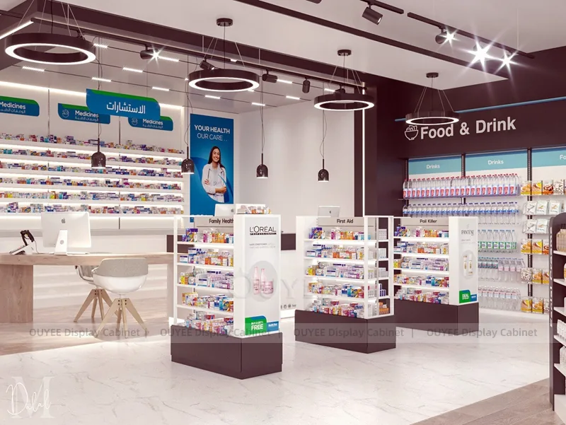 Brown Frame Pharmacy Shelving - Image 7