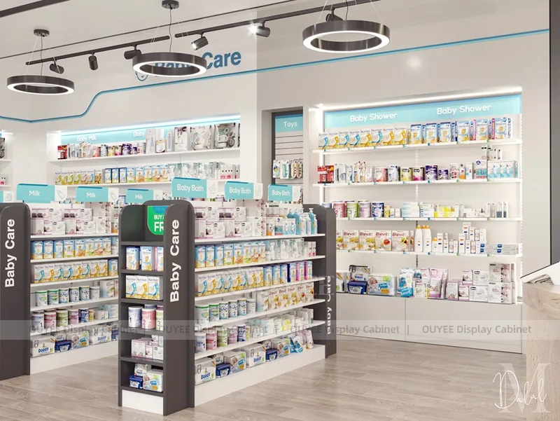 Brown Frame Pharmacy Shelving - Image 8