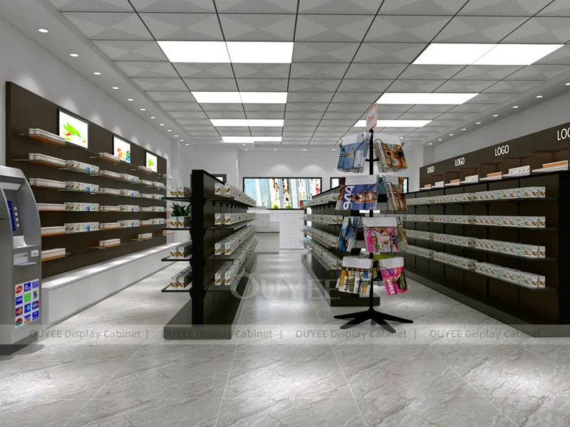 Brown Pharmacy Aisle Shelving - Image 5