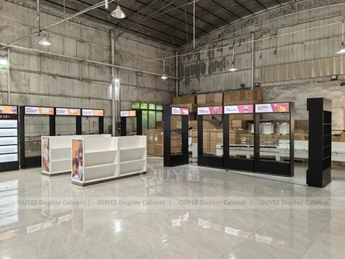 Burgundy Beauty Set Display