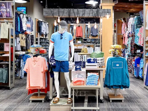Casual Apparel Denim Table and Wall Display 01