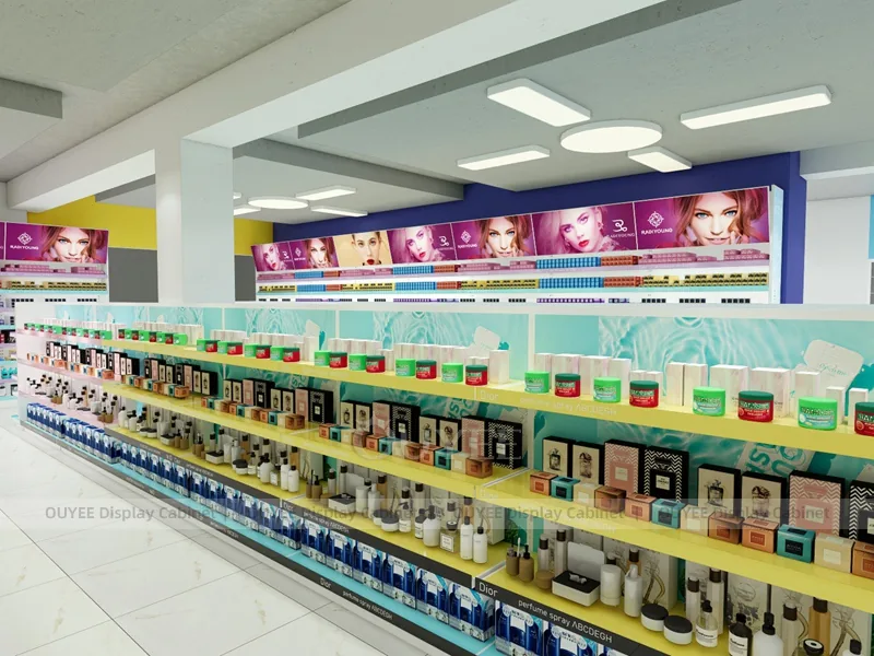 Colorful Beauty Supply Pink Beauty Supply Store Wig Display - Image 3