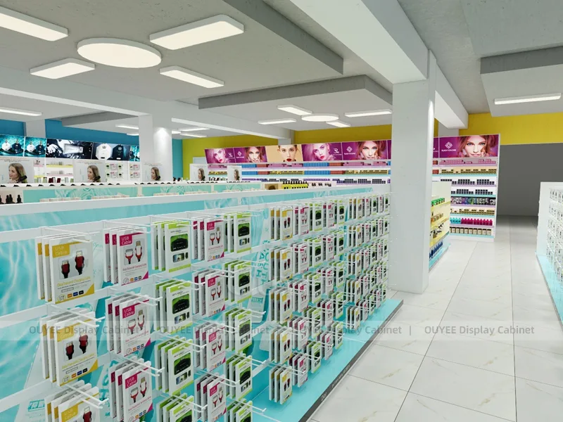 Colorful Beauty Supply Pink Beauty Supply Store Wig Display - Image 4