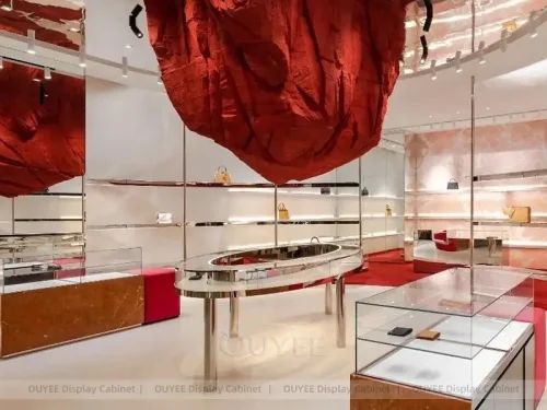 Contemporary Beige Jewelry Showcases 01