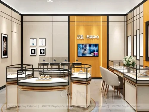 Contemporary Fluted Wood Showcases 01