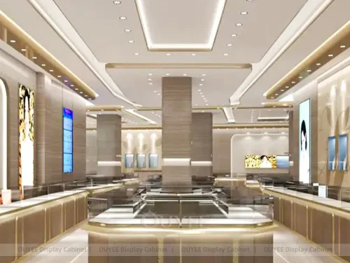 Contemporary Walnut Jewelry Backdrop 01