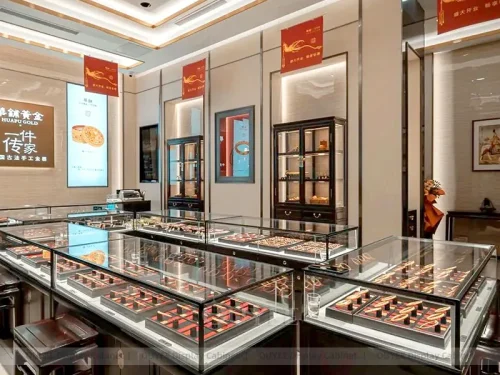 Contemporary Walnut Jewelry Table 01