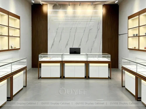 Contemporary White Jewelry Backdrop 01