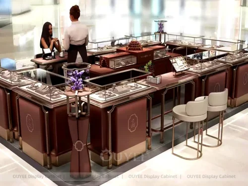 Contemporary White Jewelry Table 01