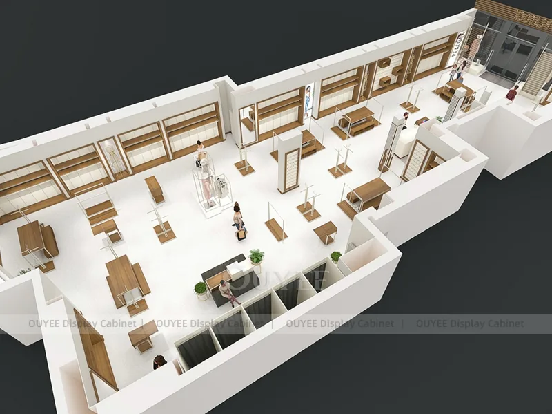 Corridor Apparel Store Retail Clothing Display - Image 8