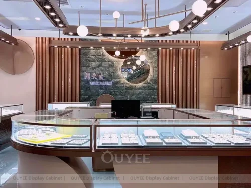 Custom Champagne Gold Jewelry Desk 01